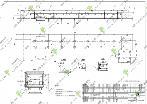 辽宁XGZ-1200铸石槽刮板输送机CAD